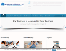 Tablet Screenshot of businessadditions.co.uk